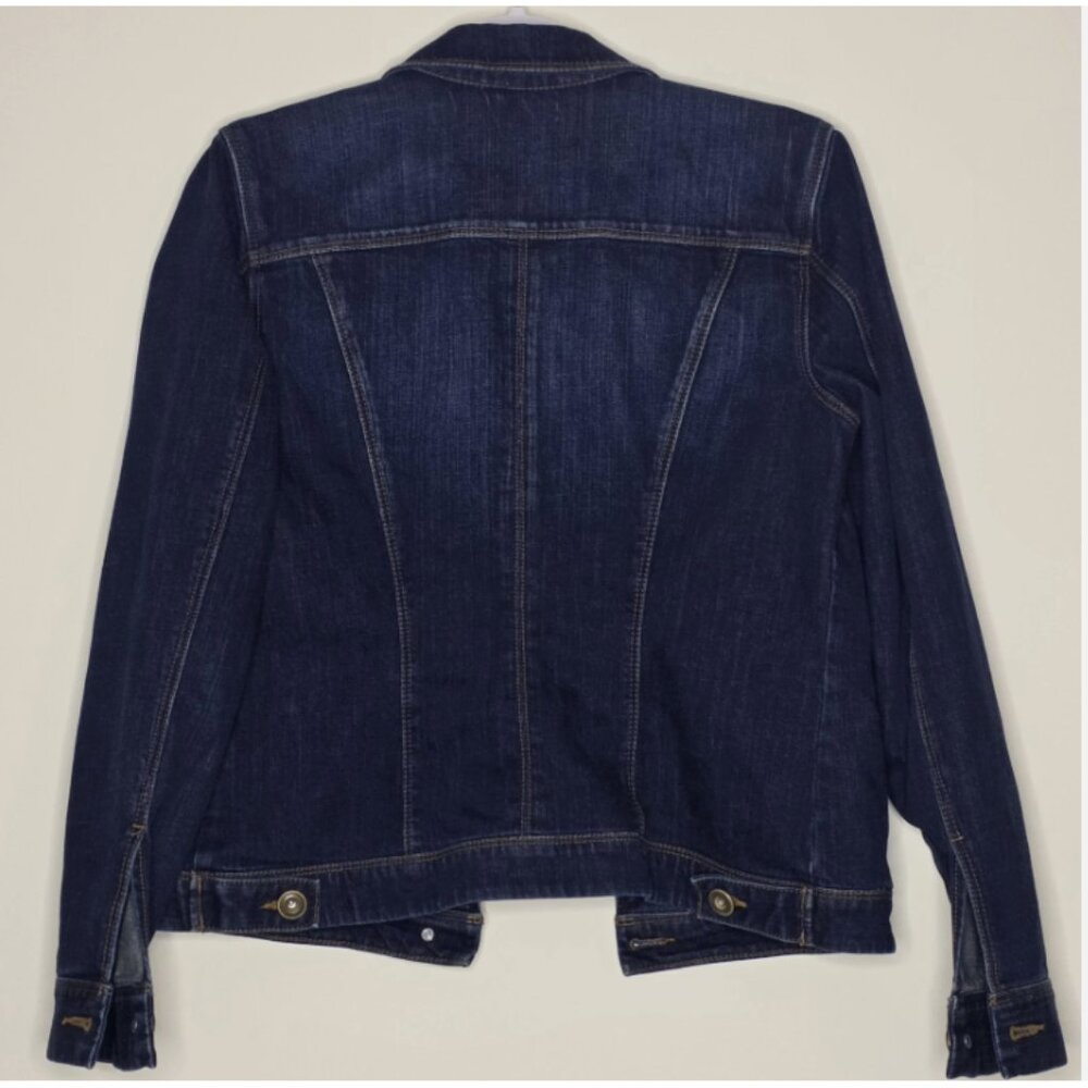 CAbi Jeans Blue Denim Jacket Womens S Style 721 Rodeo Trucker Classic Western - Picture 3 of 12